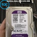 Ổ cứng HDD WD Purple 500GB, 3.5inch chuyên dụng cho camera.