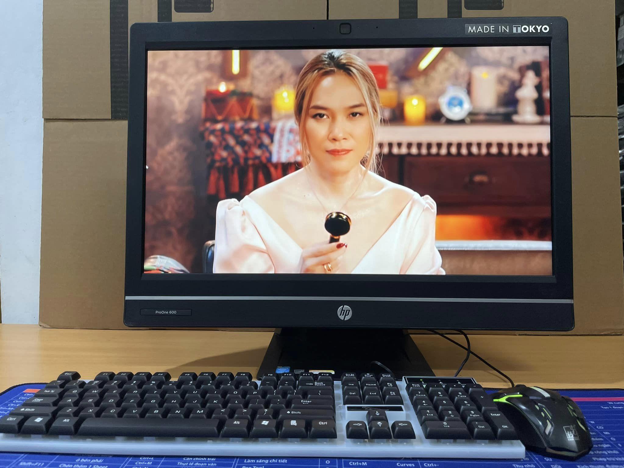 HP All-in-One ProOne 600 G1 22 – Intel I3-4130 8GB RAM 256GB SSD Wi-Fi Usato