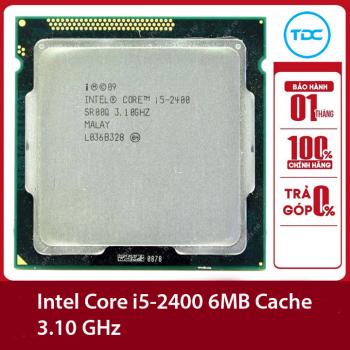 Bộ xử lý Intel® Core™ i5-2400 6M bộ nhớ đệm, tối đa 3,40 GHz