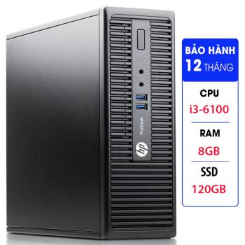 Case HP Prodesk 400G3 Core i3 6100/ RAM 8GB/ SSD 120GB